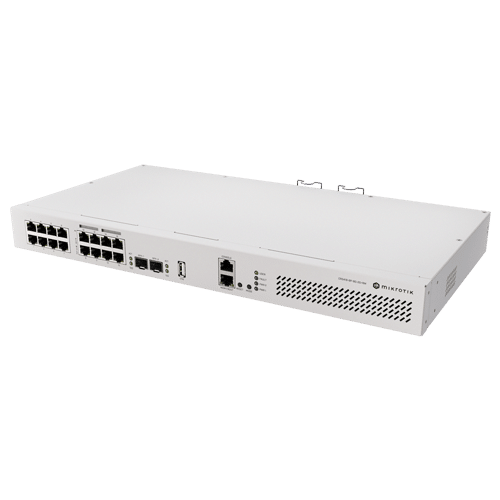 img37251large.png Switch 8 x RJ45 Gigabit PoE af/at, 10 x RJ45 Gigabit, 2 x SFP+ 10G, NAND, 1U - MikroTik CRS418-8P-8G-2S+RM - imagine 2