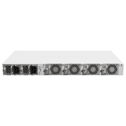 img37279large.png Switch 2 x QSF28 100G, 16 x SFP28 25G, 2 x RJ45 100 Mbps, 1U - MikroTik CRS518-16XS-2XQ-RM - imagine 3
