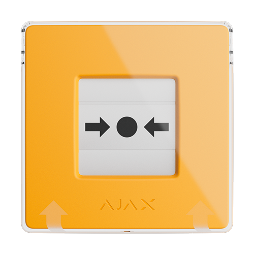 Buton wireless manual activare scenarii, GALBEN - AJAX ManualCallPoint(Y)