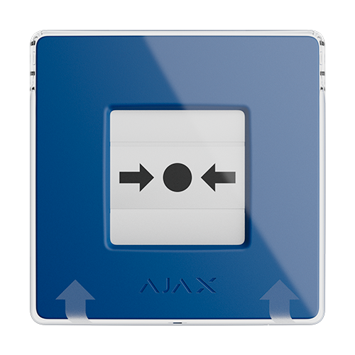 Buton wireless manual activare scenarii, ALBASTRU- AJAX ManualCallPoint(Blue)