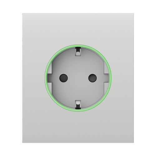 Panou central priza perete inteligenta, alb - AJAX CenterCover(smart)