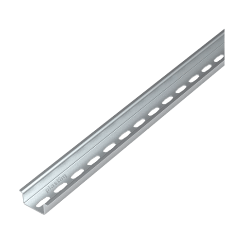 Sina DIN 35x7.5mm, perforata, lungime 2m - Plastim PDR2002