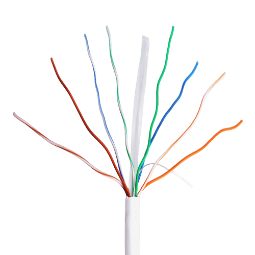 Cablu UTP, cat 6E, cupru integral, LSZH, cutie 305 metri, DCA – UNV UV-UTP6-300-BC24AWG-DCA-B-W