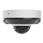 Camera mini dome IP 8.0MP, lentila 2.8 mm, IR 15m, WL 15m, PoE, alb – AJAX DomeCam-IRWL(W)-8.28