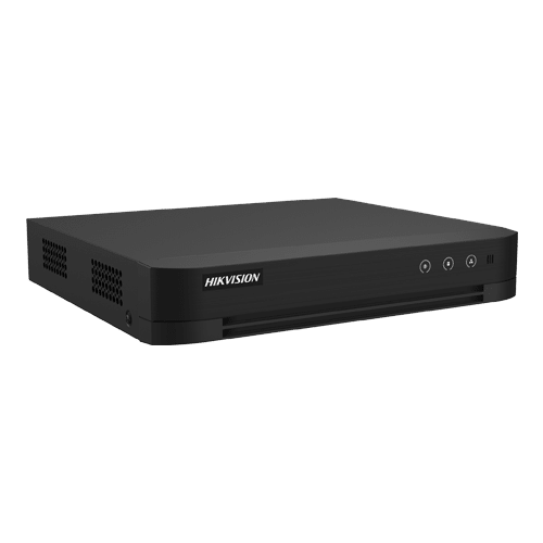 DVR AcuSense 4 ch., 5MP + 2 ch. IP 4K, Audio bidirectional, 1U - HIKVISION iDS-7204HUHI-M1-T