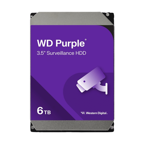 Hard disk 6TB - Western Digital PURPLE WD64PURZ