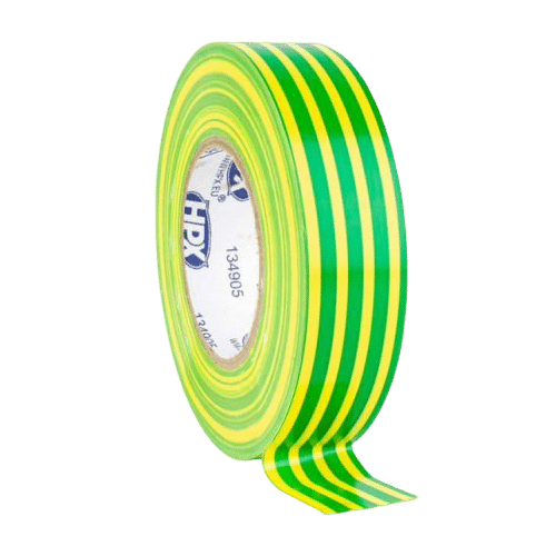 Banda izolatoare PVC, galben-verde, 19mm x 20m - WKK 7122122310