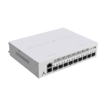 Switch L3, 5 x SFP 1G, 4 x SFP+ 10G, 1 x RJ45 1G, PoE In af/at, 1U - Mikrotik CRS310-1G-5S-4S+IN