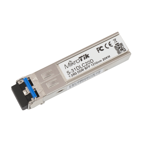 Modul SFP, 1.25G, Dual LC MM, 20km, 1310nm - Mikrotik S-31DLC20D