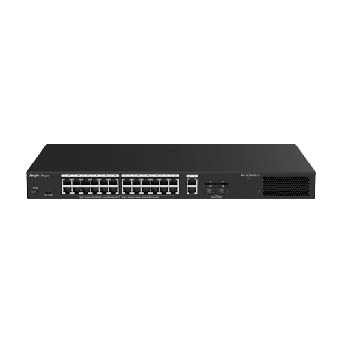 Switch L2, 24 x RJ45 1G PoE+, 2 x RJ45 1G, 2 x SFP 1G, Cloud Management - Ruijie Reyee RG-ES228GS-LP