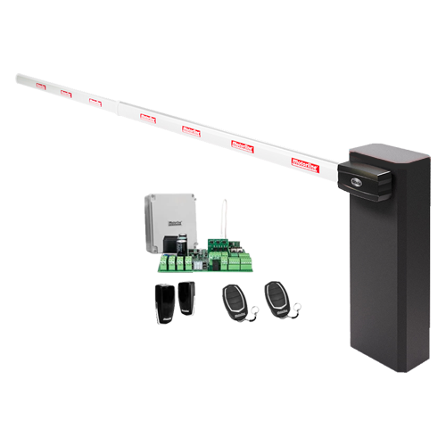 KIT complet bariera acces AUTO / 4 m, montaj universal ST/DR - MOTORLINE TURBO-4-LITE+ZUM75HTSL-4-KIT