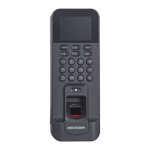 Terminal control acces cu pontaj, LCD 2.4 inch., PIN/M1, Wiegand 26/34, RS485, WiFi – HIKVISION DS-K1T804AMF