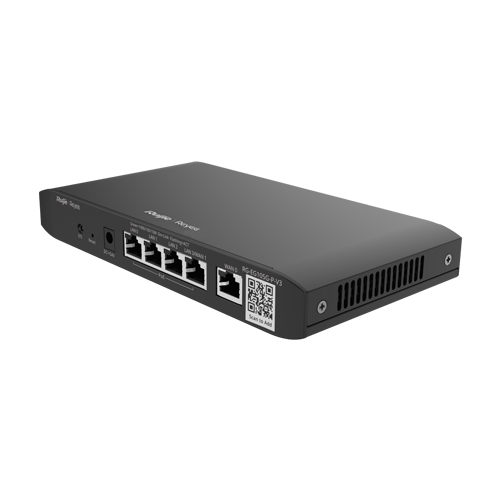 Router 4 x RJ45 1G PoE, 1 x RJ45 1G, Dual WAN, Captive Portal, Cloud Management - Ruijie Reyee RG-EG105G-P-V3