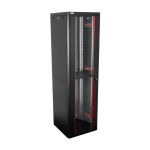Rack de podea PRO SERIES 42U 19'' 600x600, capacitate 1000 kg, RAL 9005, asamblat ASY-42U-6060PRO