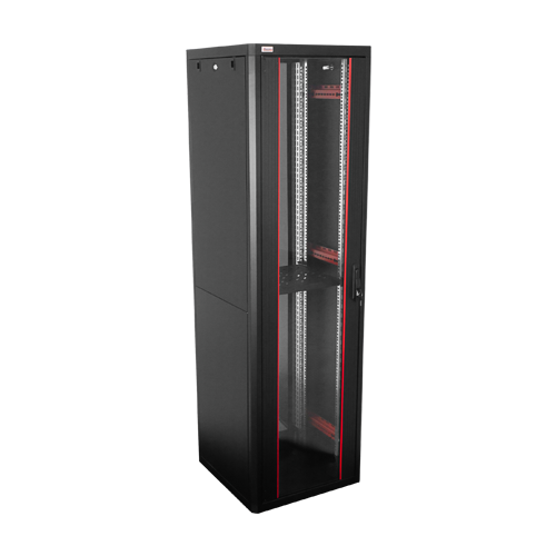 img47407large.png Rack de podea PRO SERIES 42U 19'' 600x600, capacitate 1000 kg, RAL 9005, asamblat ASY-42U-6060PRO - imagine 1