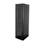 Rack de podea PRO SERIES 47U 19'' 600x800, capacitate 1000 kg, RAL 9005, asamblat ASY-47U-6080PRO